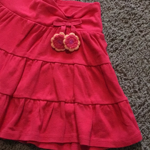 Vintage Gymboree Fiesta Del Sol red layered swing skort Sz 6 - Picture 2 of 6